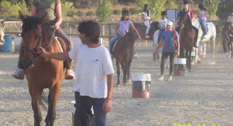 Ejercicio Clase Equitación- Cortijo Las Minas